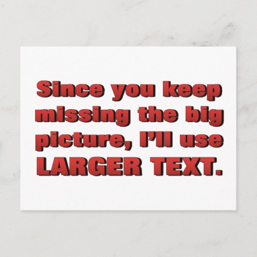 の読プリント標準素晴らし ポストカード (正面)