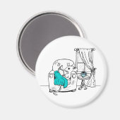 の読マウス磁石 マグネット (正面/裏面)