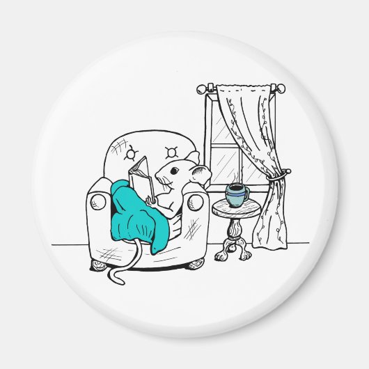 の読マウス磁石 マグネット (正面)