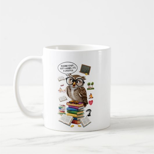 の読ライフスタイルは単なる趣味ではない コーヒーマグカップ (左)