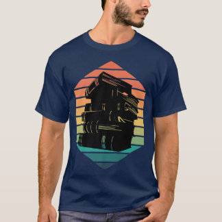の読ヴィンテージ男性へ読書愛好家リテラシー Tシャツ
