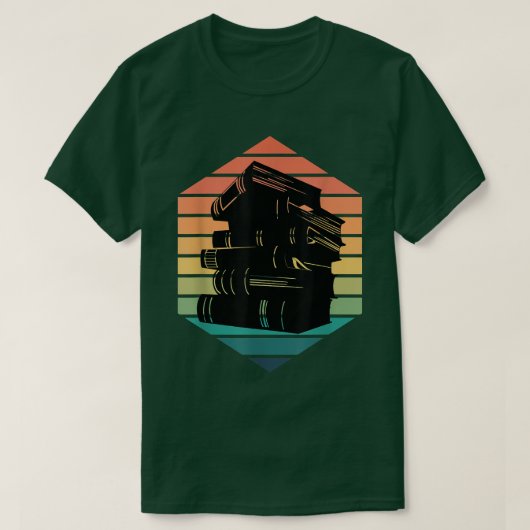 の読ヴィンテージ男性へ読書愛好家リテラシー Tシャツ (デザイン正面)