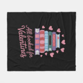 の読先生はすべてバレンタインデーに予約 フリースブランケット (正面(横))