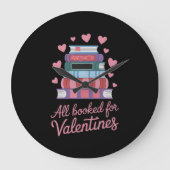 の読先生はすべてバレンタインデーに予約 ラージ壁時計 (正面)