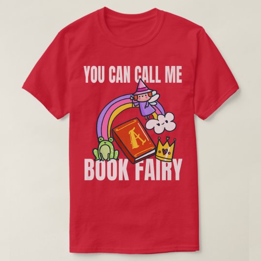 の読先生司書Book Faiと呼ぶことができる Tシャツ (デザイン正面)