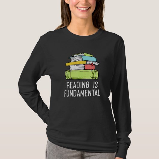 の読先生読み読取り本 Tシャツ (正面)