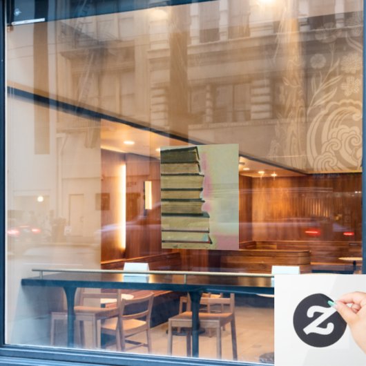 の読壁デカール ウィンドウサイン (カフェ窓)