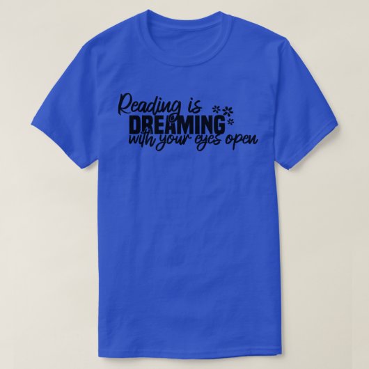 の読夢は目を開けて1 Tシャツ (デザイン正面)