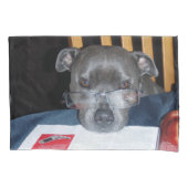 の読子犬 枕カバー (正面)