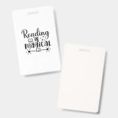 の読技は読魔法だ バッジ (正面＆裏面)