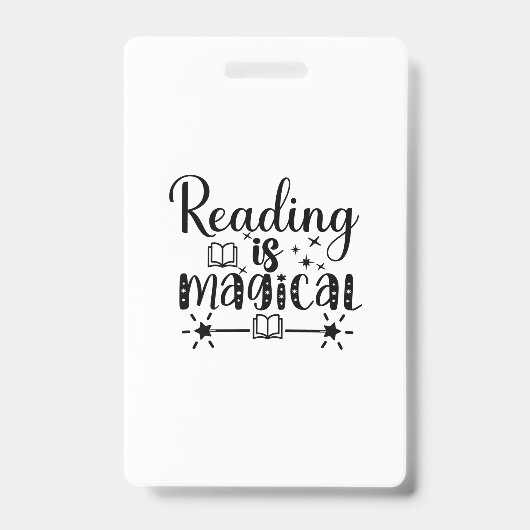の読技は読魔法だ バッジ (正面)