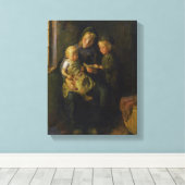 の読教訓 キャンバスプリント (インサイチュ (ウッドフロア))