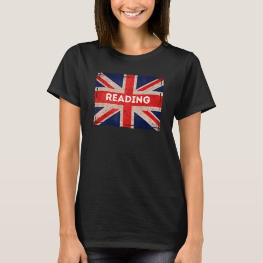 の読旗バークシャーの町のバ生まれッド Tシャツ (正面)