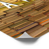 の読書籍ポスタカラフルー ポスター (角)