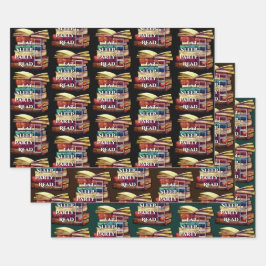 の読最初 ラッピングペーパーシート