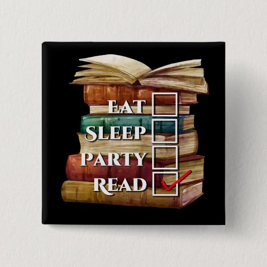 の読最初 缶バッジ (正面)