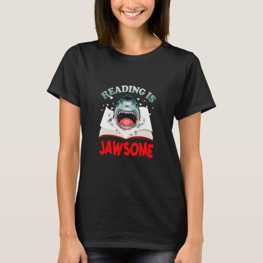 の読本はジャワソワのサメ Tシャツ (正面)