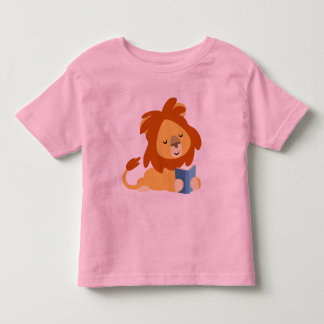 の読漫画ライオンの子供Tシャツ トドラーTシャツ