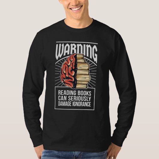 の読無知を損なう可能性 Tシャツ (正面)