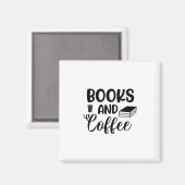 の読絵本とコーヒー マグネット (正面/裏面)