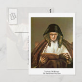 の読老婦人byレンブラント・ヴァン・リジン ポストカード (正面/裏面)