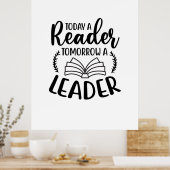 の読芸術は今日の読者は明日のリーダー ポスター (キッチン)