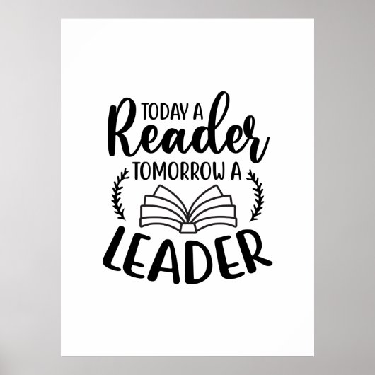 の読芸術は今日の読者は明日のリーダー ポスター (正面)