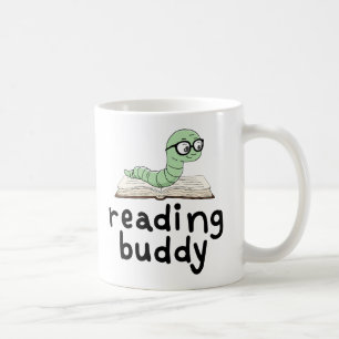の読親友で可愛い本虫 コーヒーマグカップ