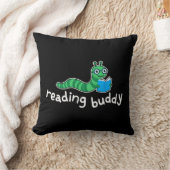 の読親友で本の付いた可愛い本虫 クッション (ブランケット)