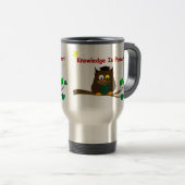 の読賢いフクロウ トラベルマグ (正面右)