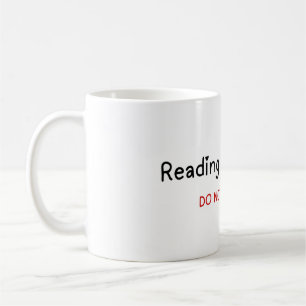 の読進行中、邪魔しない コーヒーマグカップ