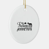 の読Art Fiction中毒 セラミックオーナメント (右)
