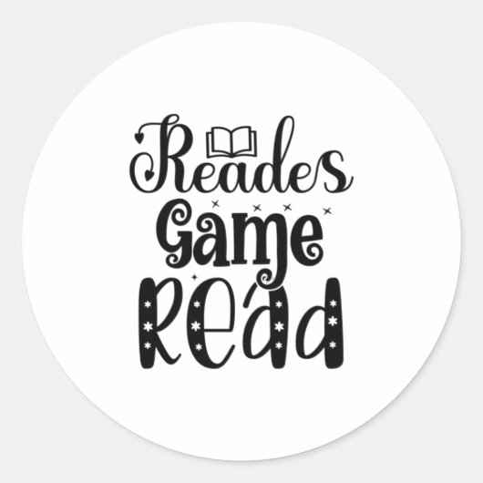 の読Art Readesゲー読ム ラウンドシール (正面)