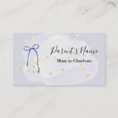 の読Bear and Stars名刺 名刺 (正面)