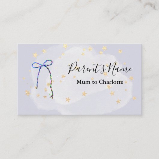 の読Bear and Stars名刺 名刺 (正面)