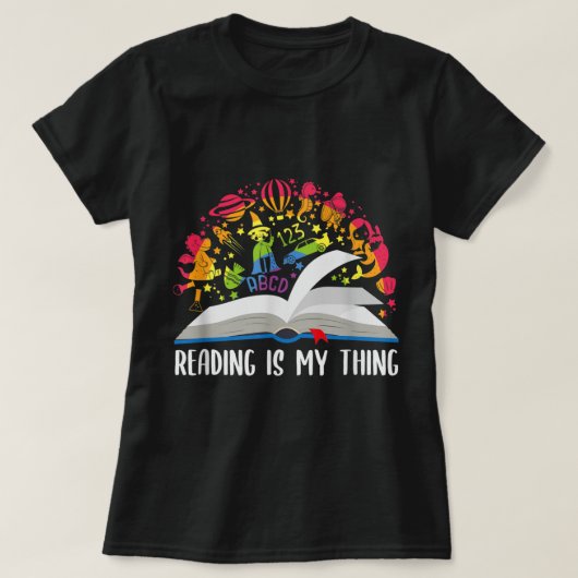 の読Thing Book Worm Tシャツのコピーコピー Tシャツ (デザイン正面)