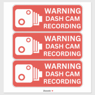 の警告ダッシュCAM記録車カメラのセキュリティ シール
