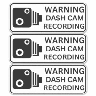 の警告ダッシュCAM記録車カメラのセキュリティ シール