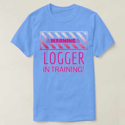 の警告トレーニングのロガー! 1 Tシャツ (デザイン正面)
