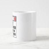 の警告ナース開業医懸命 ジャンボコーヒーマグカップ (正面)