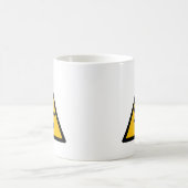 の警告バナナの皮ぬるぬるまコーヒーマグ コーヒーマグカップ (中央)