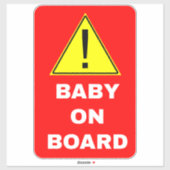 の警告ベビー シール (シート)