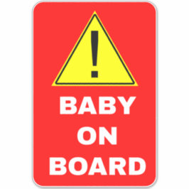 の警告ベビー シール