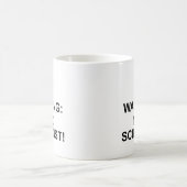 の警告不機嫌科学者 コーヒーマグカップ (中央)