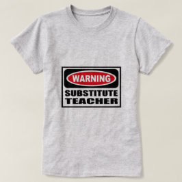 の警告代替先生 Tシャツ