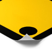 の警告侵入者 ポスター (角)