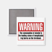 の警告値: Rugburns マグネット (正面/裏面)