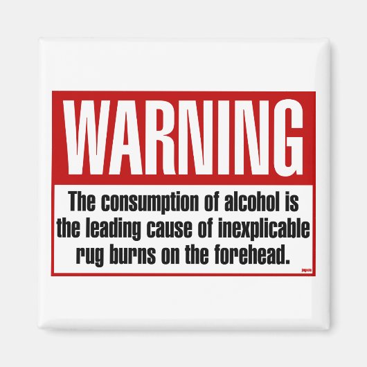 の警告値: Rugburns マグネット (正面)