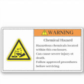 の警告化学危険度ラベルC2 シール (正面)