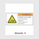 の警告化学危険標識 シール (シート)